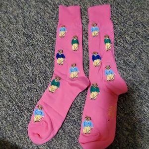 Polo teddy bear socks shoe size 6- 12